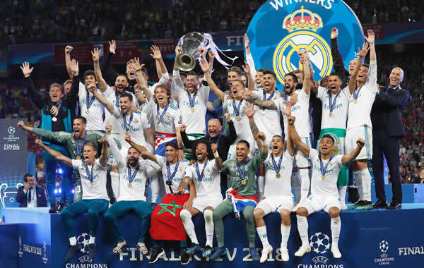 UEFAチャンピオンズリーグに優勝したレアル・マドリード