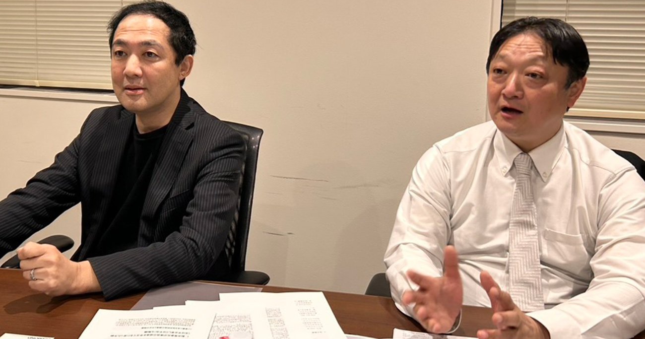 古寺誠一朗・FUNAI GROUP新社代表取締役、古寺真浄・船井電機取締役