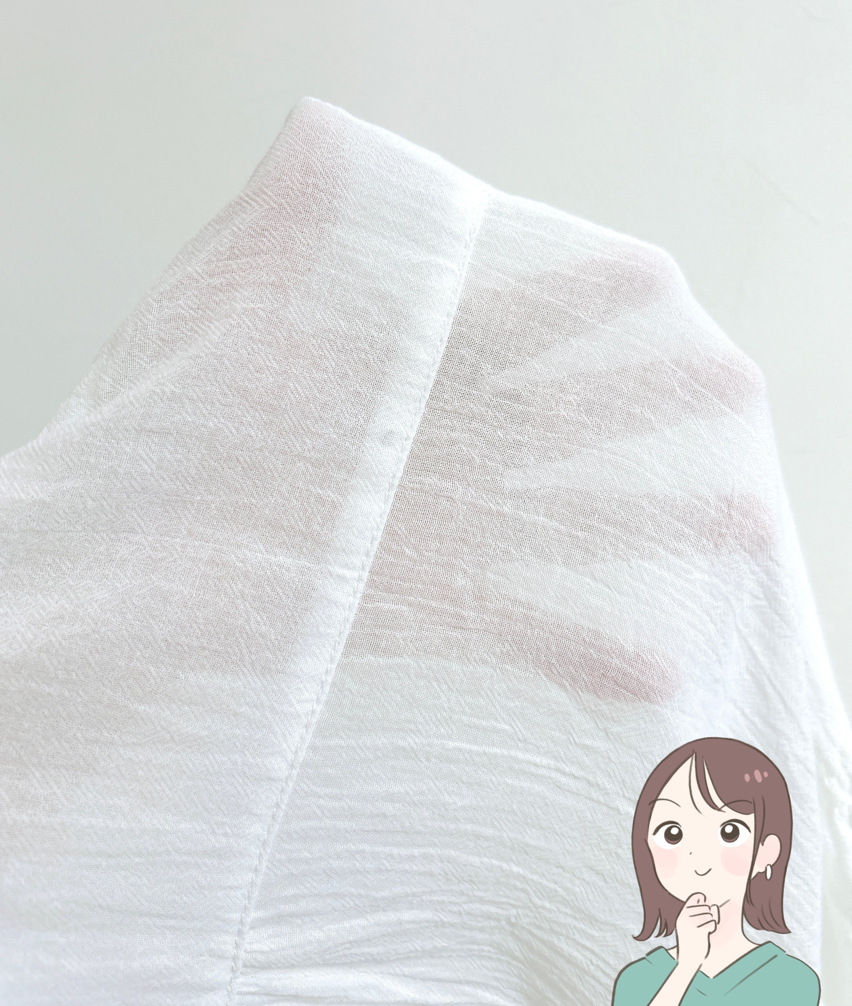 すぽんと着るだけで大人かわいい！しまむらの「ワンピースみたいなブラウス」お尻まですっぽり隠せるのが嬉しい！