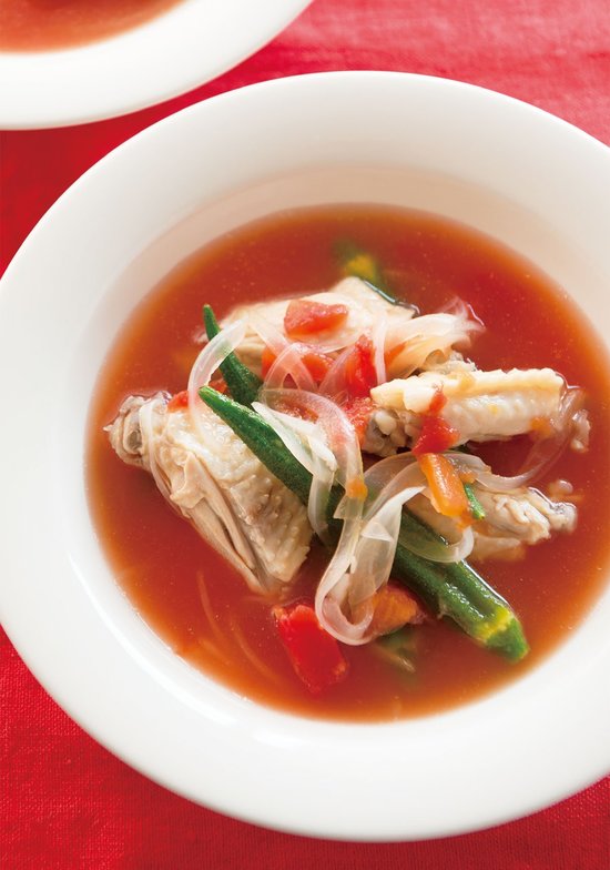 ただれた腸を修復する<br />鶏スペアリブの<br />長寿スープとは？