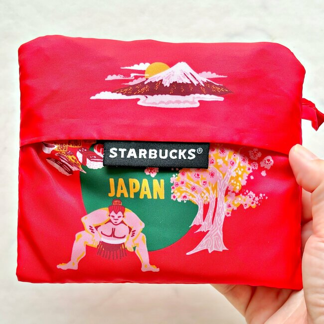 【スタバ】「めちゃくちゃ可愛い」地域限定の“華やかエコバッグ”毎日持ち歩きたくなる！「軽くて便利」「使うのが楽しみ」《購入レビュー》