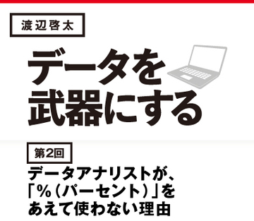データアナリストが、「％（パーセント）」をあえて使わない理由
