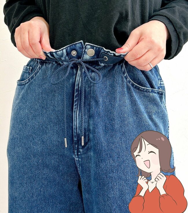 もう他のデニムに戻れない…！ワークマンの“びよ～んと伸びるワイドパンツ”が楽ちんすぎる！「3着買いました」「綺麗なシルエット」