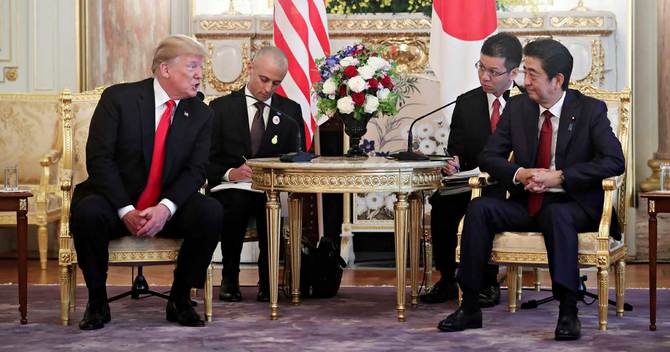 安倍晋三首相とトランプ米大統領