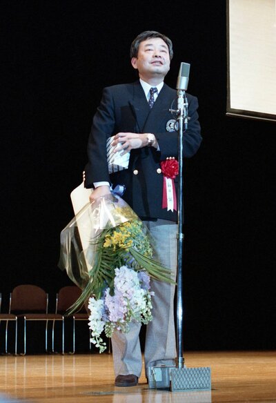 「怪盗ルビイ」で1989年の第31回ブルーリボン賞・監督賞を受賞したときの和田誠