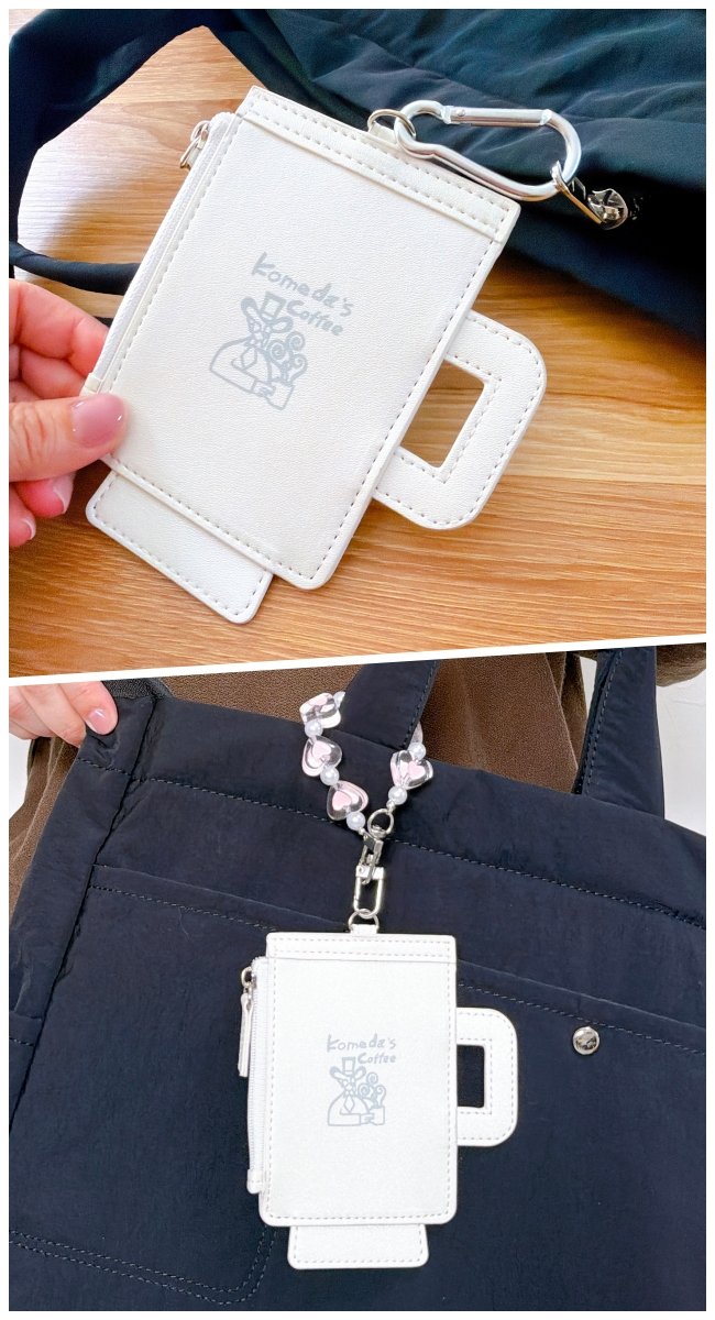 ミニ財布がわりに使えるじゃん…！コメダ珈琲の“ぺたんこケース”カップみたいなデザインが可愛すぎる！