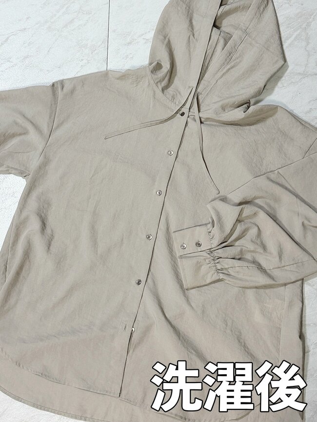 「買って大正解！」グローバルワークの“パーカーみたいなシャツ”おしりまでカバーできて天才すぎる！「重宝まちがいなし」「オシャレでとても気に入りました」