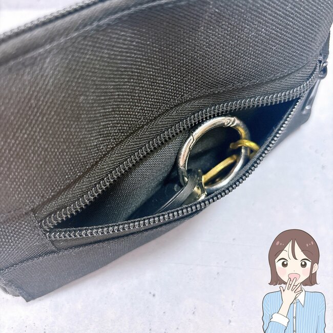 【ダイソー】カードが40枚も入った！ガバッと開く「ぺたんこポーチ」お財布代わりにもなって優秀！《購入レビュー》