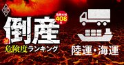 【陸運・海運14社】倒産危険度ランキング2026最新版！14位飯野海運、7位東海汽船、3位第一交通産業、1位は？