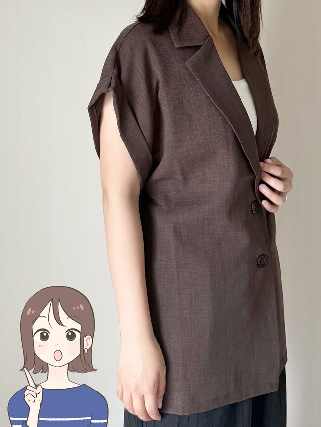 【しまむら】羽織るだけでカワイイ！1639円の「おしりまでカバーできるトップス」が春夏コーデに大活躍です！