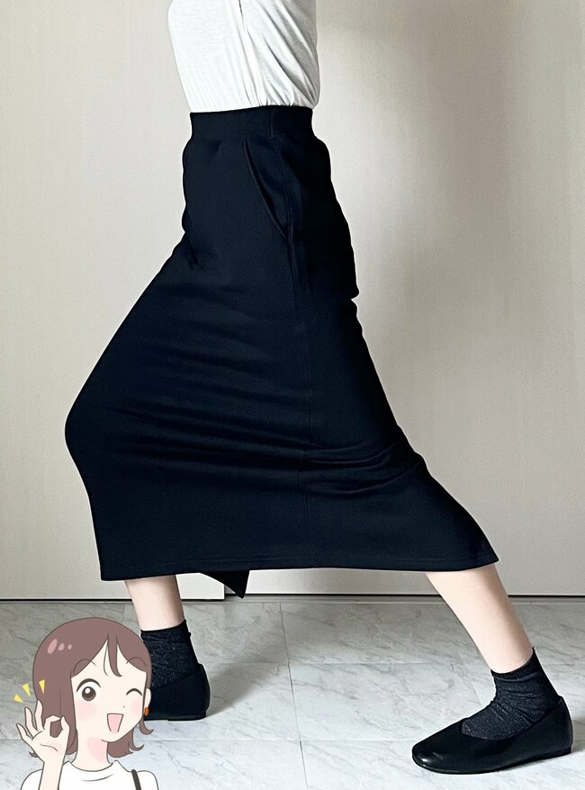 「色違いで買い足しました」GUの“ぽかぽかスカート”きれいめコーデにも使えて優秀です！「冬にはきたい暖かいスカート」「下にタイツを履くと寒さ知らずです」