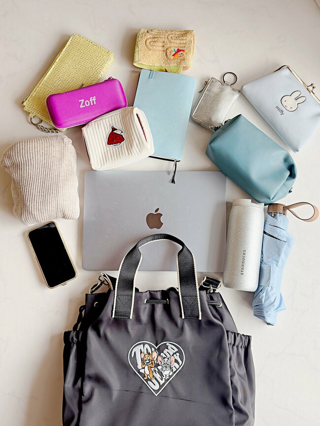 しまむら×トムとジェリーの「ポケットたくさんバッグ」大人かわいいのに収納力スゴすぎるの!