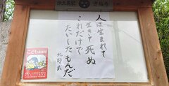 【お寺の掲示板101】「自我」と「無我」の間にあるもの