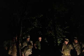 ウクライナ海兵隊の訓練、米退役軍人の新任務