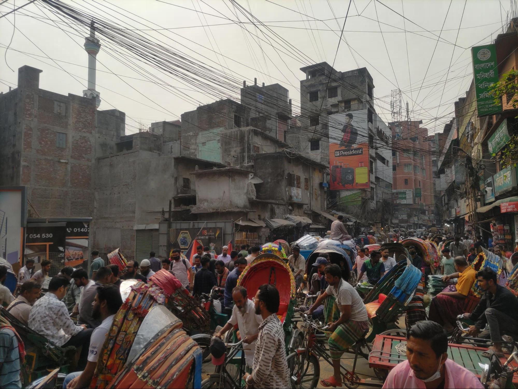 ダッカ市内はこんな感じ（提供=筆者）