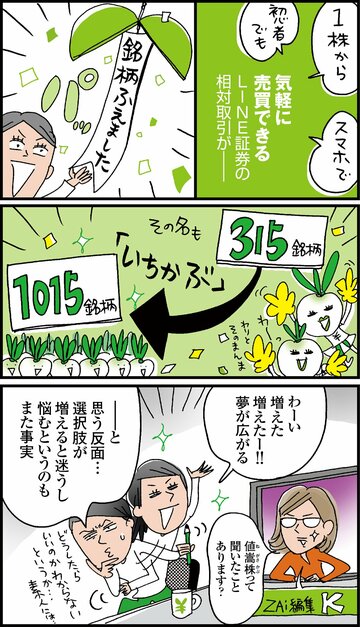 LINE証券の「いちかぶ」がリニューアル!対象銘柄が1015銘柄と大幅拡大した!!
