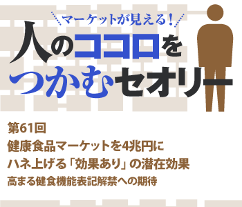 健康食品マーケットを4兆円にハネ上げる「効果あり」の潜在効果