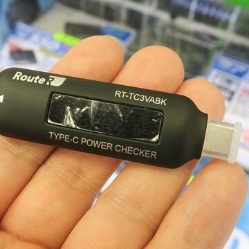 積算電流も見られる双方向対応の極薄USB Type-Cチェッカー