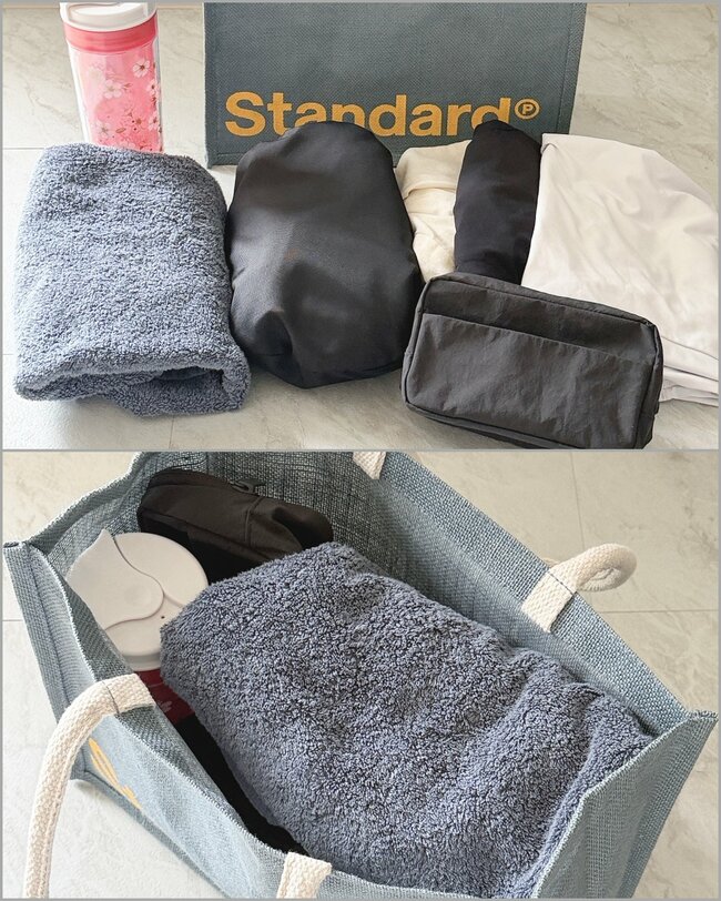 2Lのペットボトルが4本入る!ダイソー姉妹店の「大容量バッグ」色違いも欲しくなる優秀さです!