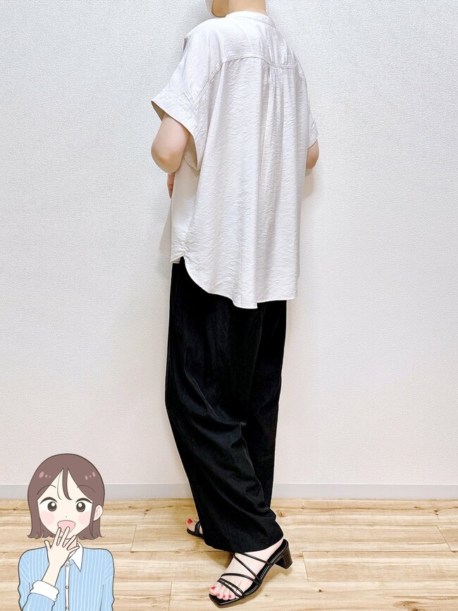 「毎日着たい」「色違いで購入」ハニーズの“楽ちんブラウス”すぽんと着るだけでオシャレ！「一目惚れしました」