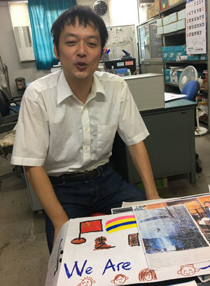 今回案内・説明してくださった芝園団地自治会役員の岡崎広樹氏