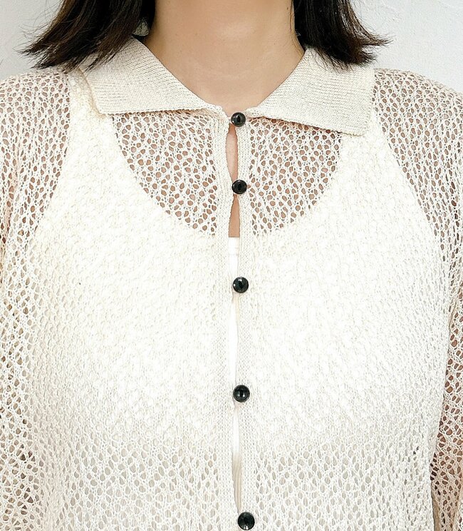 オンラインは即完売!【しまむら】人気コラボの「透かし編みカーディガン」が美しすぎる…1639円とは思えないよ!