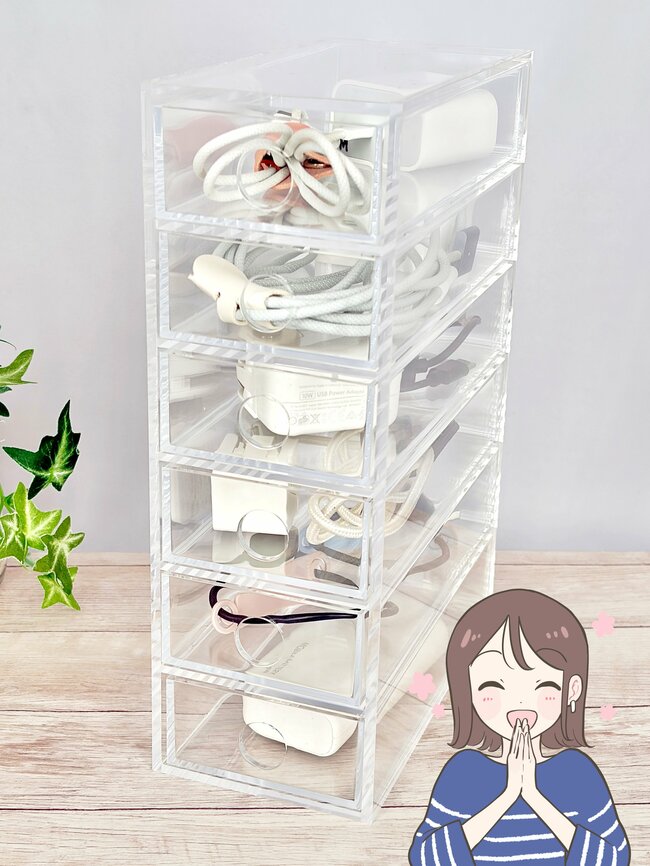 薬の管理がラクになった！無印良品の“中身が見える小物ケース”ごちゃごちゃ小物がスッキリした！「何が入ってるか一発でわかる」「早く買っておけばよかった！」