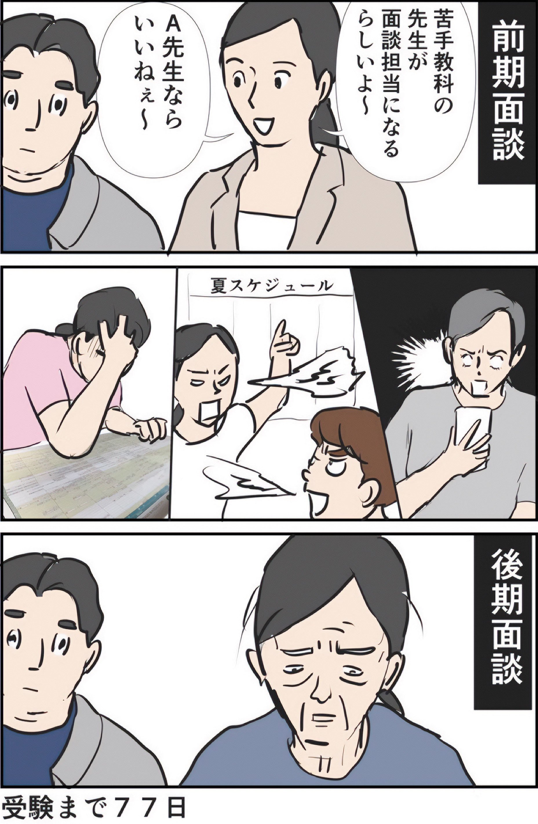 『ギャグ漫画家の母が初めて中受伴走をしてみたら』りえ太郎