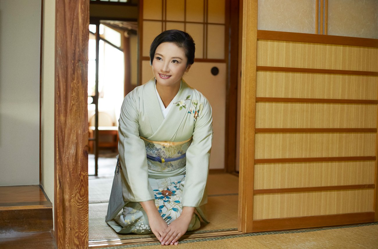 写真:旅館,女将