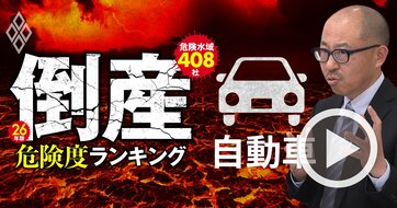 自動車業界を“倒産ウォッチャー”が徹底解説！倒産危険度ランキング2026で「次にヤバい会社」が見えてきた【動画】