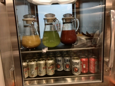 「サクララウンジ」に用意されている飲み物