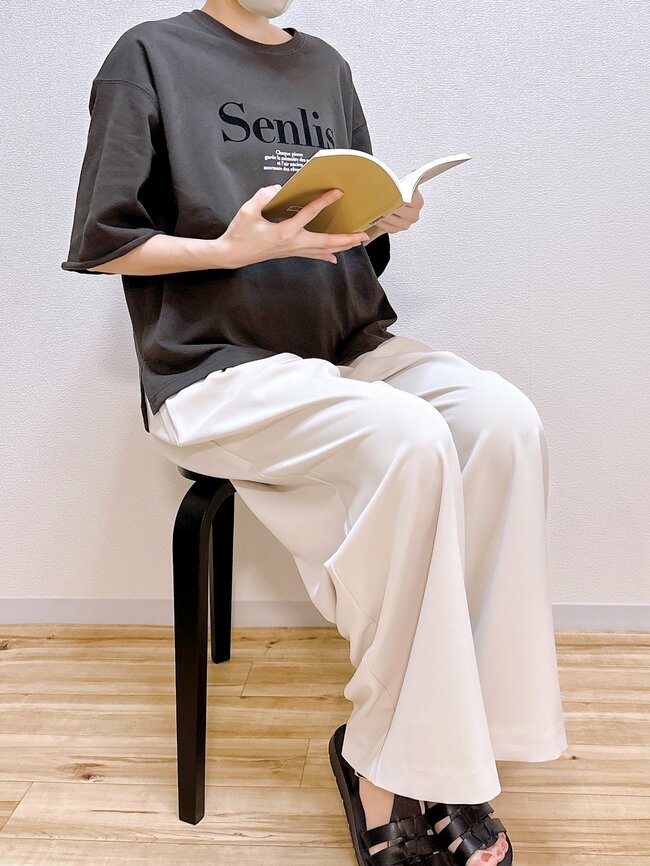 「着痩せして見えます」「スタイル盛れる」ハニーズの“ひんやり快適ワイドパンツ”がオンオフ着まわせて大活躍！「色違いもほしくなりました」