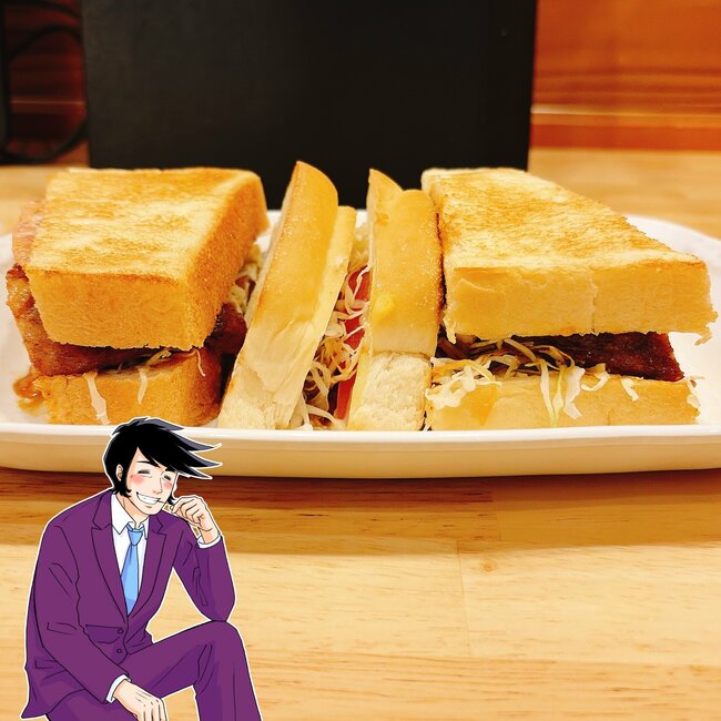 「すごいボリューミー」「笑っちゃった」コメダ珈琲の“お肉たっぷりサンド”分厚すぎて片手じゃ持てない！「相変わらずの逆写真詐欺」「お腹が大満足！」