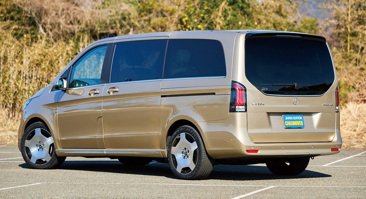 メルセデス・ベンツV220d EXCLUSIVE long Platinum Suiteリアビュー