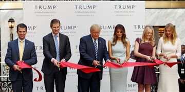 トランプ一族のビジネス、退任後に待ち受ける難題