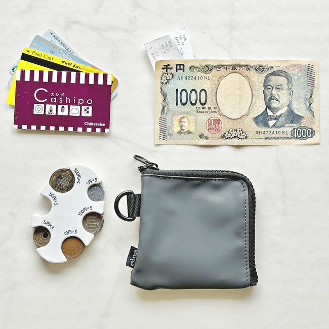 【ダイソー】カードや診察券が40枚も入った!ガバッと開く「ぺたんこ財布」スムーズに会計できて便利《購入レビュー》