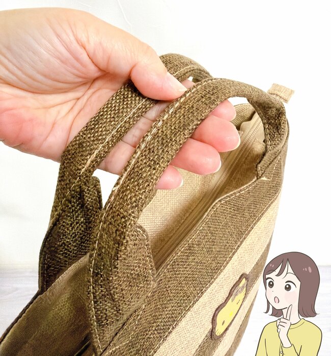 ペットボトルや長財布がすっぽり！しまむら×サンリオ「ポケットたくさんバッグ」1419円とは思えない可愛さです！《購入レビュー》