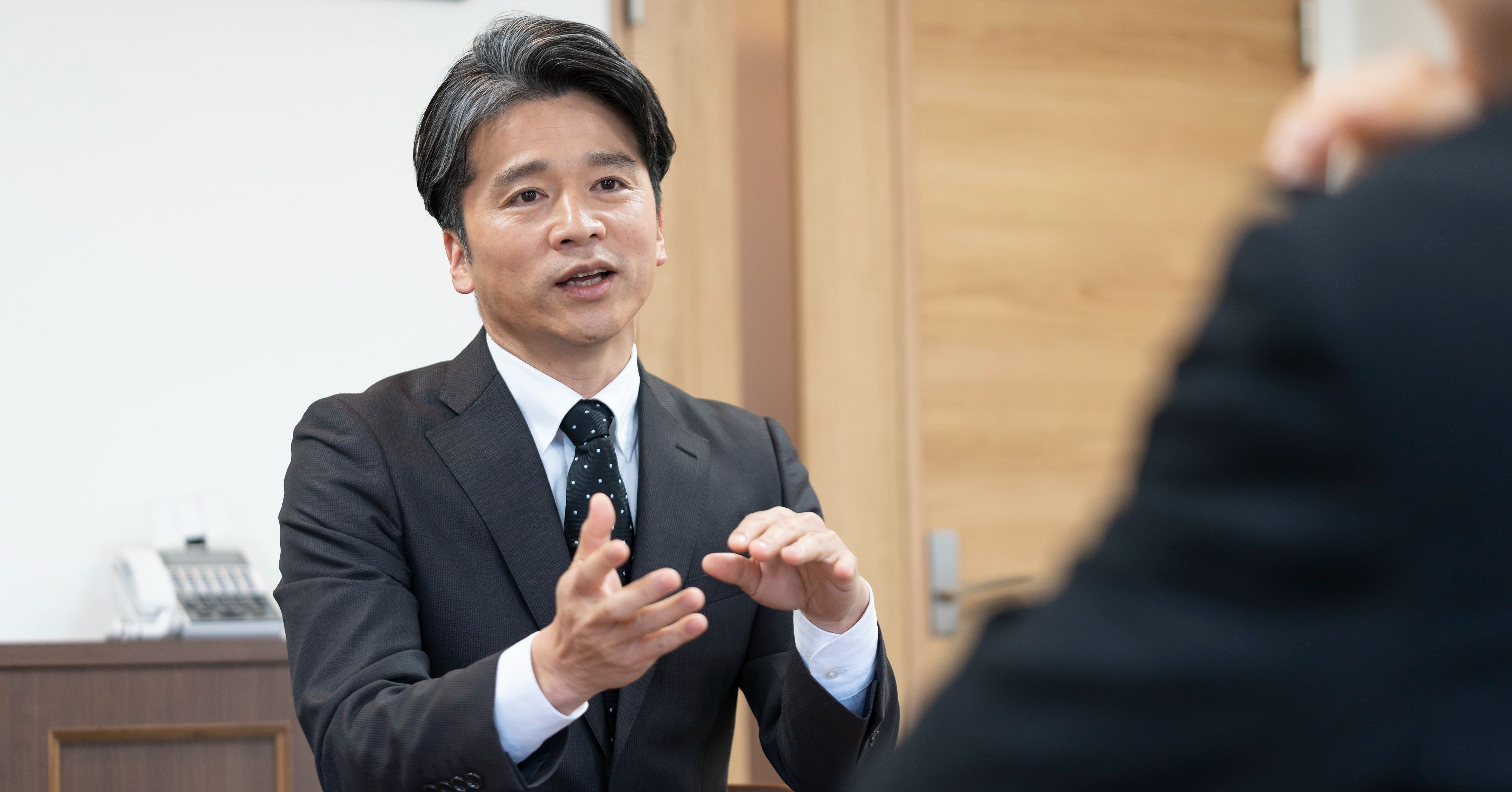 面談する上司