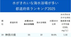 水がきれいな海水浴場が多い都道府県ランキング2025【ベスト39・完全版】