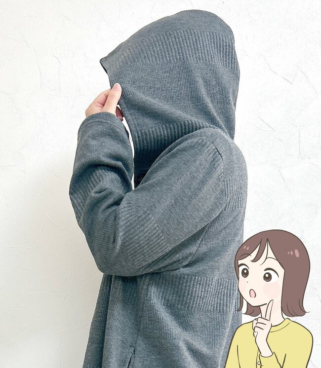 お尻までまるっと隠せる！しまむらの「1969円カーディガン」サッと羽織るだけでオシャレだし、ぽっこりお腹も目立ちにくい！