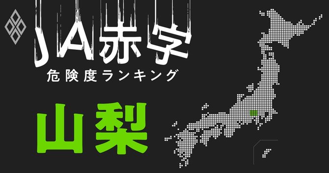 JA赤字危険度ランキング#山梨