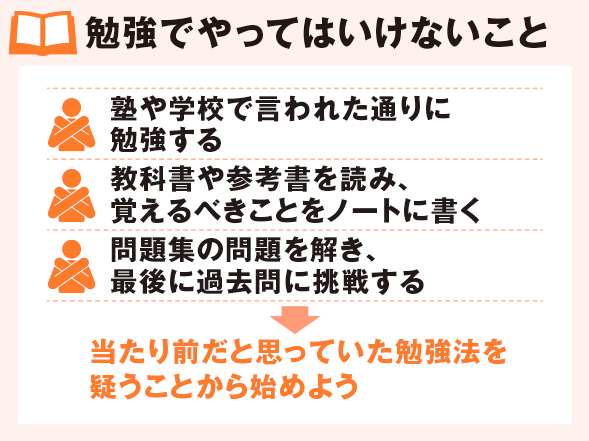 図解版ずるい暗記術 ・勉強でやってはいけないこと