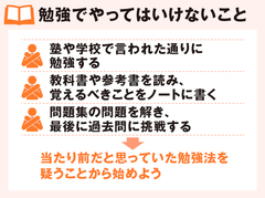 問題は絶対に解かない。最初は答えだけを見ていく