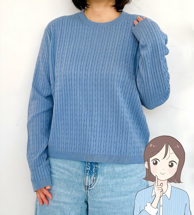 体がペタンと痩せて見える…！ユニクロの“華奢見えニット”が可愛くてヘビロテ確定！「何枚も欲しい」「体のラインが綺麗に見える」