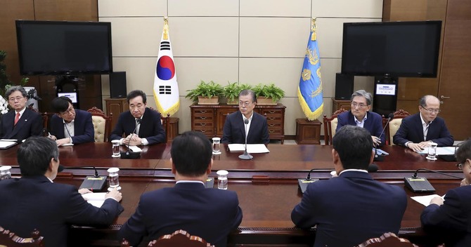 GSOMIA破棄韓国文在寅大統領