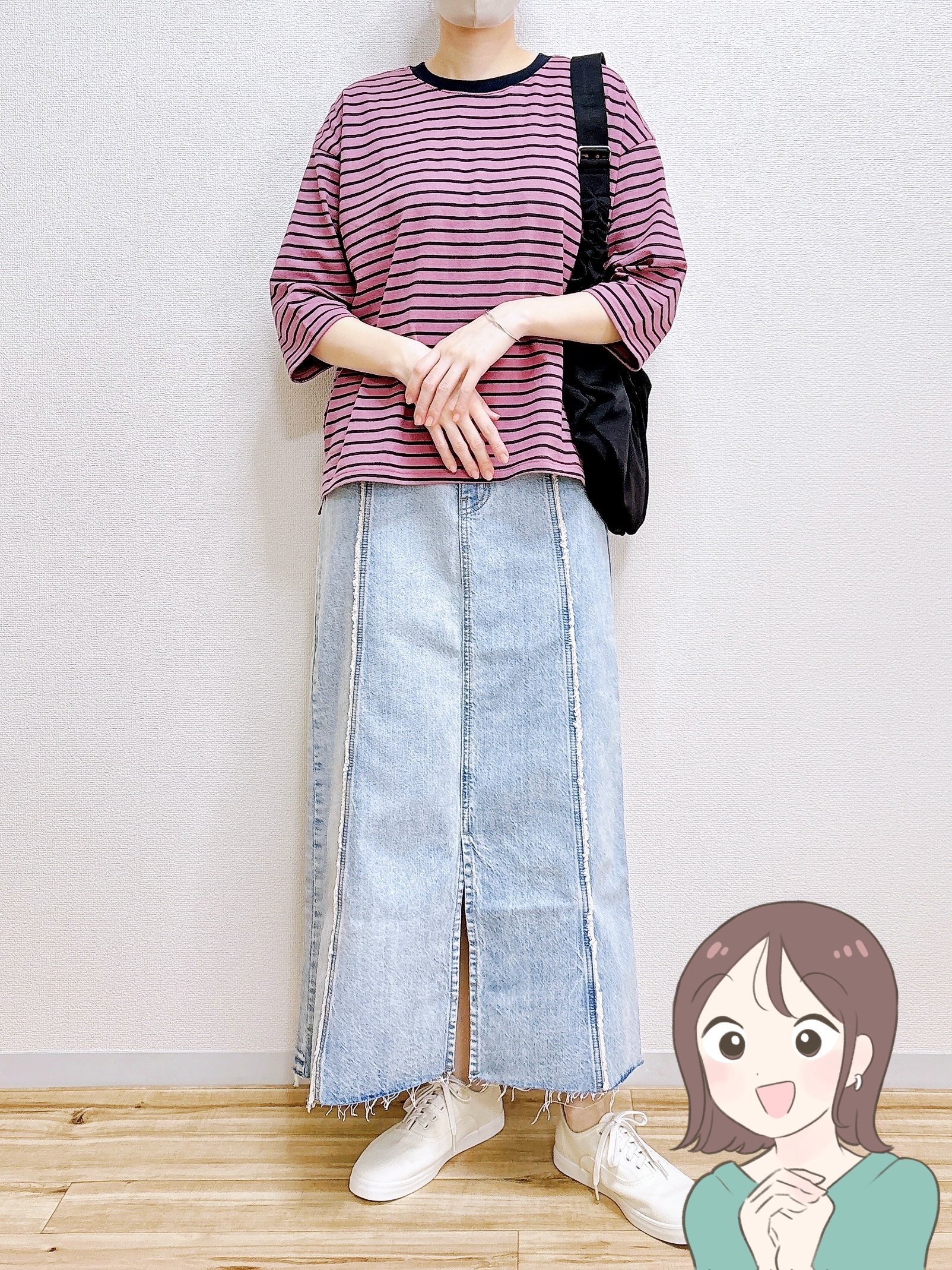 【ハニーズ】「リピートしました」1480円の“着痩せトップス”秋まで着まわせて優秀！「ゆとりがあって動きやすい」「お出かけするのが楽しみ」《購入レビュー》