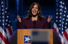ハリス氏、副大統領候補に正式指名　米民主党大会