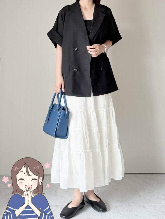 【しまむら】サッと羽織るだけでオシャレ!2189円の「おしりまで隠れるトップス」着痩せ効果もバツグンです《購入レビュー》