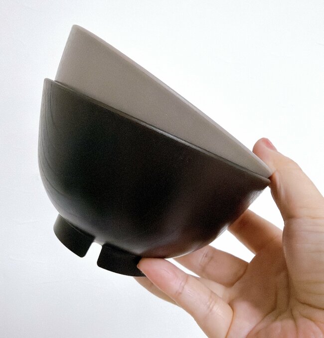 家のお椀、全部これにしたい…！セリアで見つけた「水がたまりにくい食器」が天才！洗い物のプチストレスが解消したよ【購入レビュー】