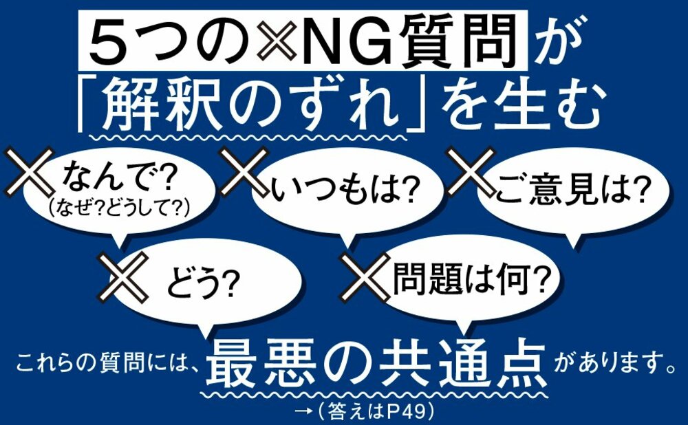 人に「なぜ？」と聞く人は頭が悪い。“頭の良い人”はどう質問する？